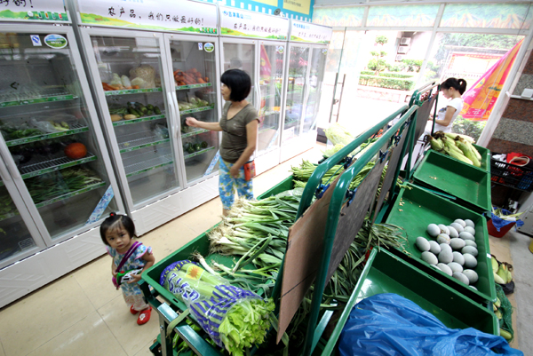 【无公害蔬菜肥料】生态无公害蔬菜专卖店：蔬菜销售新模式
