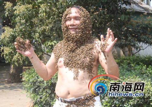 [海南 台风]海南“蜂王”陈昌卓：68岁仍快乐养蜂创业
